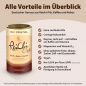 Preview: Dr. Jakob's ReiChi Cafe: cremiger Genuss aus Reishi-Pilz, Kaffee und Kokos 180g