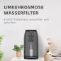 Preview: Die Quella Life  -  Black Edition Auftisch Osmoseanlage von OsmoFresh