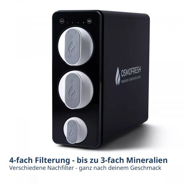 Flow800 Osmoseanlage 800GPD | bis 7-fach Wasserfilter | Directflow | ohne Tank