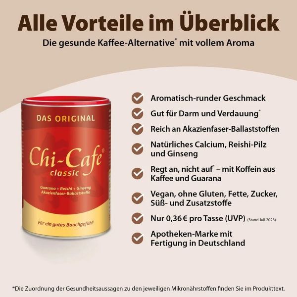 Dr. Jacobs Chi-Cafe classic: Aromatisch-mild – der Klassiker 400 Gr.