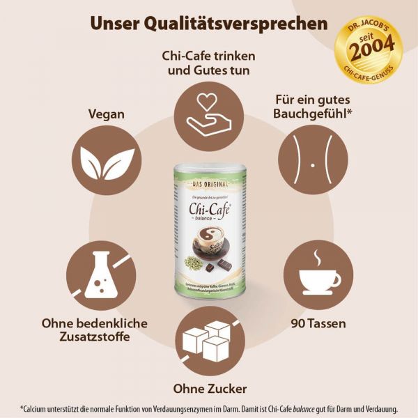 Dr. Jacobs Chi-Cafe balance: harmonisch, sanft, einzigartig & für echte Genießer 450 Gr.