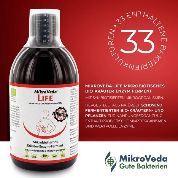 MikroVeda LIFE - Bio-Enzymferment 1000ml