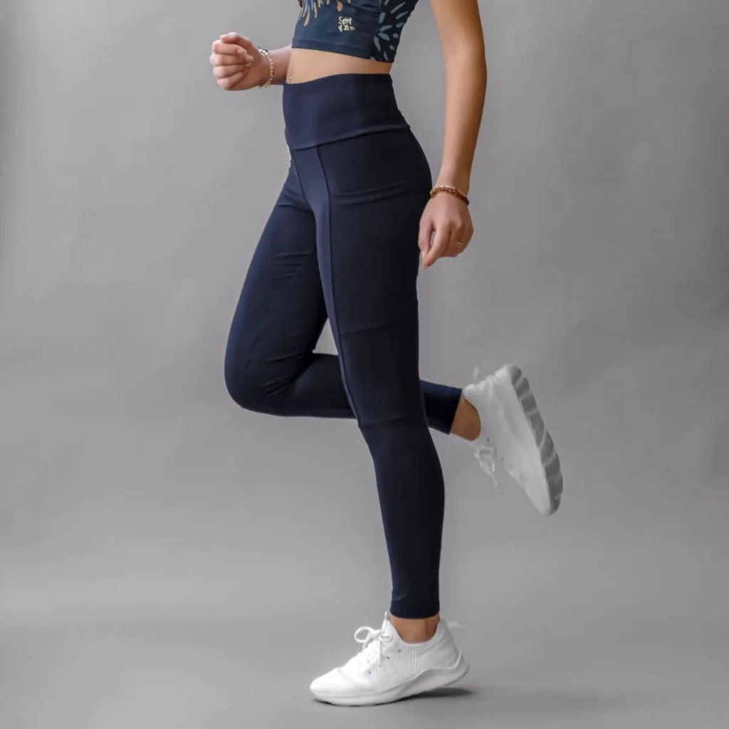 Leggings Yoga and Run - dunkelblau