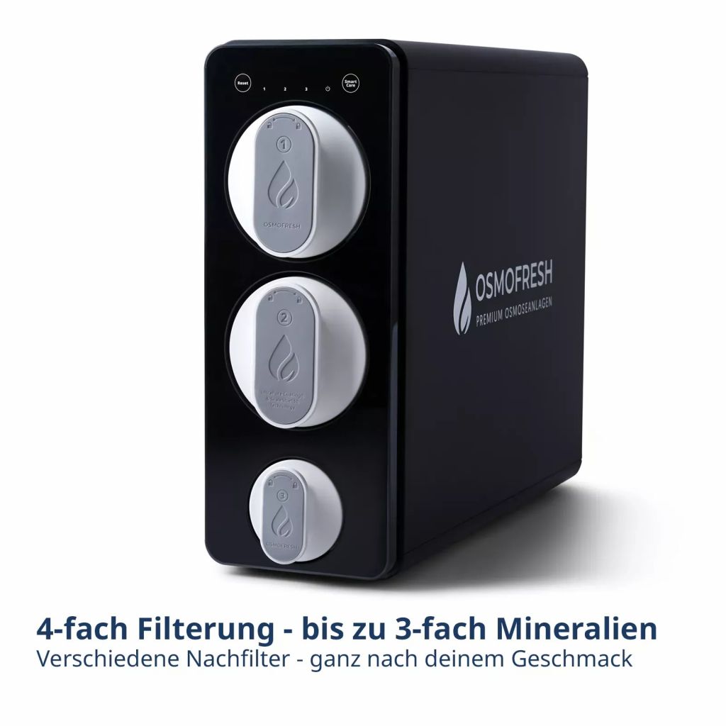 Flow800 Osmoseanlage 800GPD | bis 7-fach Wasserfilter | Directflow | ohne Tank