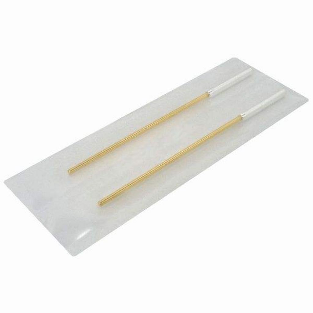 Gold Elektroden Stäbe massiv für Ionic-Pulser® inkl. Medizinflasche 500 ml, Sprühflasche 100 ml und Messbecher 30 ml