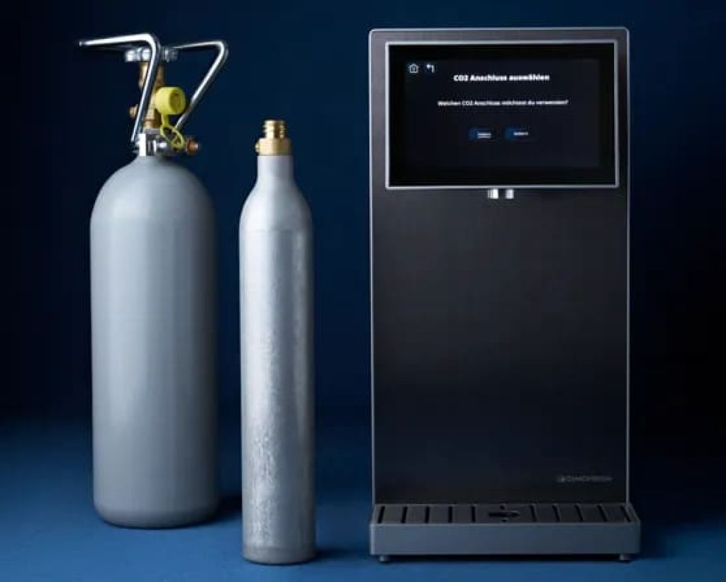 Fusion Pro Osmoseanlage mit Sprudel, Heiß- und Kaltwasser – 7in1 Auftischsystem