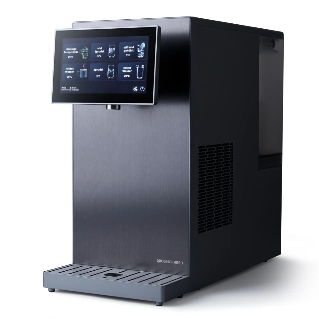 Fusion Pro Osmoseanlage mit Sprudel, Heiß- und Kaltwasser – 7in1 Auftischsystem